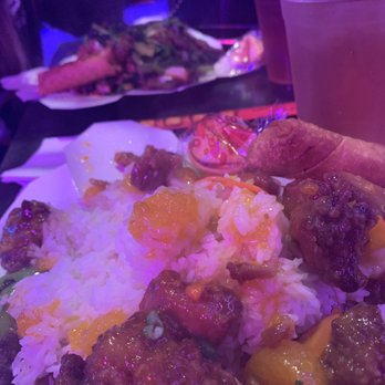 The Rice Box - Orange chicken with House White rice. - Asian Fusion Near Me - Houston, Texas The Rice Box - Orange chicken with House White rice. - Asian Fusion Near Me - Houston, Texas
