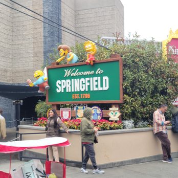 Simpsons Land - You are entering Springfield - Amusement Parks Near Me - Los Angeles, California Simpsons Land - You are entering Springfield - Amusement Parks Near Me - Los Angeles, California