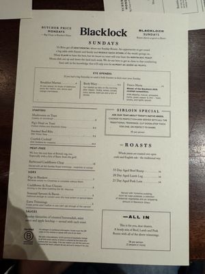 Menu photo 4 Blacklock London, XGL