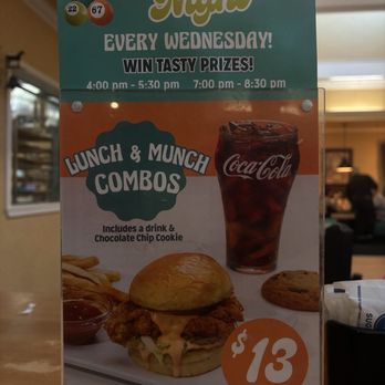 Polly's Pies - I just took a picture of the advertisement they have here and also for the bingo on Wednesdays. - American Near Me - Norco, California