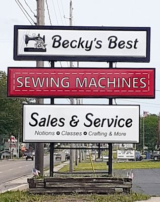 BECKY'S BEST SEWING MACHINES
