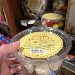 Coconut bonbons from the store, my son and I love these and can never find them back home