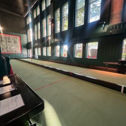 Bocci ball courts, pool table and darts. Bocci ball courts, pool table and darts.