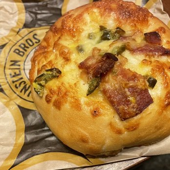 Einstein Bros. Bagels - Jalapeño Bacon Bagel - Sandwiches Near Me - Long Beach, California Einstein Bros. Bagels - Jalapeño Bacon Bagel - Sandwiches Near Me - Long Beach, California
