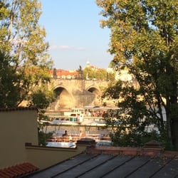 Archibald At The Charles Bridge - View from my window on the Charles Bridge