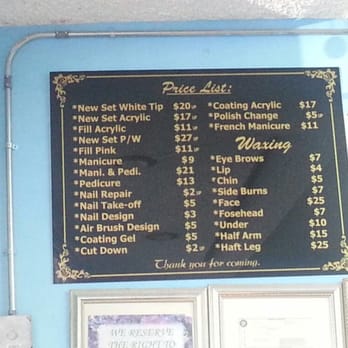 1st Nail Spa - Price list - Nail Salons Near Me - Anaheim, California