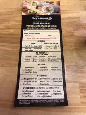 Menu photo 6 Poke Burrito Chicago, IL