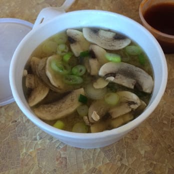Japan Express - Miso Soup that comes with the Tonkatsudon - Japanese Near Me - Glendale, Arizona