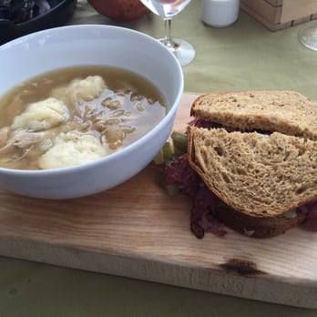 Fogo Island Inn - House cured pastrami and chicken soup with dumplings - Hotels Near Me - Joe Batt's Arm, Newfoundland and Labrador
