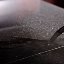 Dust on the refrigerator
