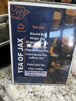 Menu photo 2 Tea of Jax Jacksonville, FL