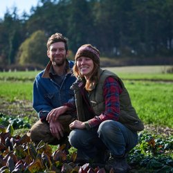 Deep Harvest Farm - Deep Harvest farmers- Nathaniel Talbot and Annie Jesperson