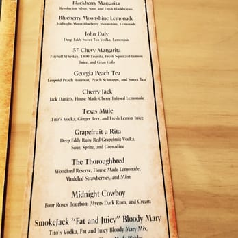 Smokejack BBQ - Cocktail menu - Barbeque Near Me - Alpharetta, Georgia Smokejack BBQ - Cocktail menu - Barbeque Near Me - Alpharetta, Georgia