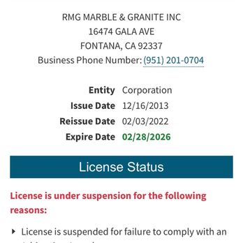 RMG Marble & Granite - Countertop Installation Near Me - San Bernardino, California