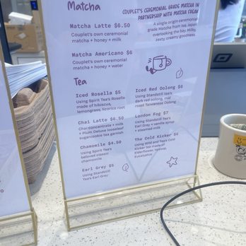 Couplet Coffee - Menu - Coffee & Tea Near Me - Los Angeles, California
