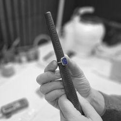 B Serkos Bijouterie - Sapphire and Diamond ring