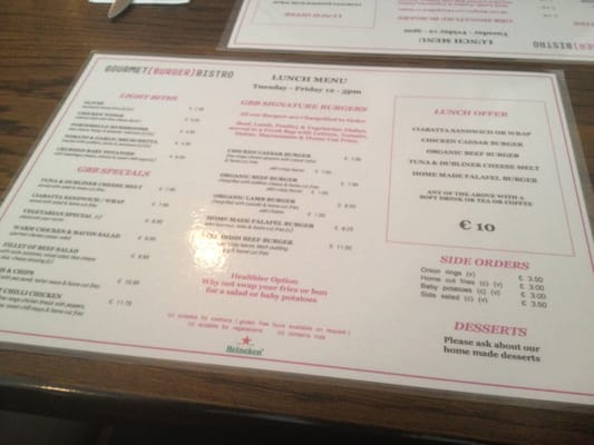 Gourmet Burger Bistro by null