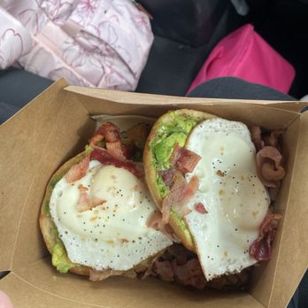 Bagel Babes - Came with a side of potatoes - Food Trucks Near Me - San Antonio, Texas