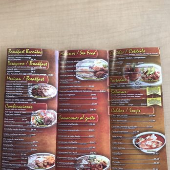Apatzingan - Menu back side - Seafood Near Me - Pomona, California Apatzingan - Menu back side - Seafood Near Me - Pomona, California