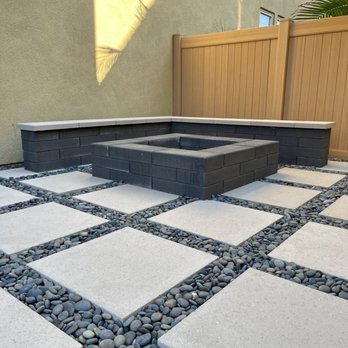Coast Outdoor Living - Fire pit, bench pavers - Landscaping Near Me - Laguna Beach, California Coast Outdoor Living - Fire pit, bench pavers - Landscaping Near Me - Laguna Beach, California