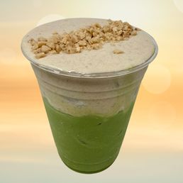Banana Cream Matcha Latte