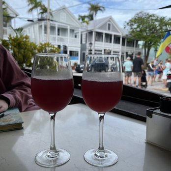 Banana Cafe - Blackberry Mimosa - French Near Me - Key West, Florida Banana Cafe - Blackberry Mimosa - French Near Me - Key West, Florida