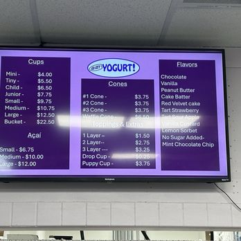 Go Get Yogurt - Menu board - Ice Cream & Frozen Yogurt Near Me - Santee, California Go Get Yogurt - Menu board - Ice Cream & Frozen Yogurt Near Me - Santee, California