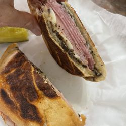 Southside Deli - Muffolatta panini was packed with meat.  I Could have enjoyed a little more "Olive salad" , but it was darned tastey!