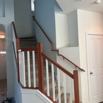 Quality Custom Interiors - Before , stairs upgrade 18k - Carpenters Near Me