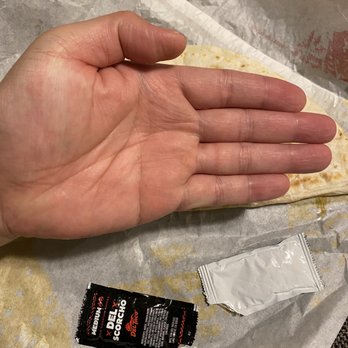 Del Taco - Cheese quesadilla same size as my hand. - Fast Food Near Me - La Habra, California Del Taco - Cheese quesadilla same size as my hand. - Fast Food Near Me - La Habra, California