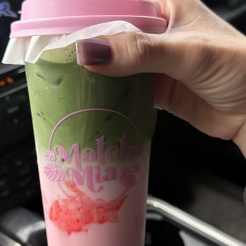 Matcha Mia - Strawberry Matcha - Ice Cream & Frozen Yogurt Near Me - Houston, Texas