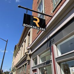 Sign for the bookstore Sign for the bookstore