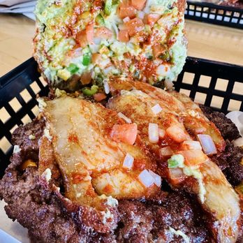 Burgers vs Tacos - Luche Libre Burger without cheese 1/2025 - Burgers Near Me - San Antonio, Texas