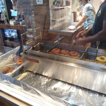 Glazed Over Donuts - The beauties bubbling about and almost ready to be in my fingers - Donuts Near Me - Beacon, New York Glazed Over Donuts - The beauties bubbling about and almost ready to be in my fingers - Donuts Near Me - Beacon, New York