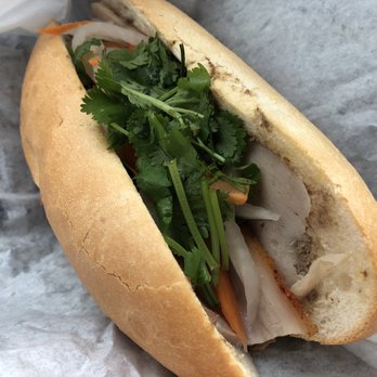 Banh Mi 135 - a sub sandwich with meat and vegetables - Vietnamese Near Me - Duluth, Georgia