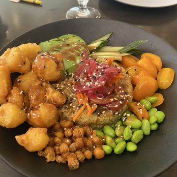 Grill & Vine - Vegan Buddha bowl - American Near Me - Whistler, British Columbia Grill & Vine - Vegan Buddha bowl - American Near Me - Whistler, British Columbia