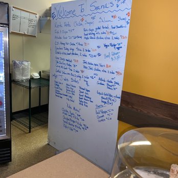 Seana's - Sample menu board - Caribbean Near Me - Orlando, Florida
