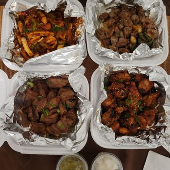Green Light Korean Pub & Karaoke - Spicy squid, chicken gizzard, seasoned pork belly, spicy chicken - Korean Near Me - Chicago, Illinois Green Light Korean Pub & Karaoke - Spicy squid, chicken gizzard, seasoned pork belly, spicy chicken - Korean Near Me - Chicago, Illinois