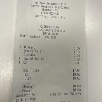 Chick-fil-A - I never said I wanted mustard with my parfait - Fast Food Near Me - Houston, Texas Chick-fil-A - I never said I wanted mustard with my parfait - Fast Food Near Me - Houston, Texas