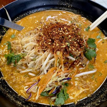 Lao Kitchen - Mee ka tee - Lao pork based curry noodle soup - Laotian Near Me - Las Vegas, Nevada Lao Kitchen - Mee ka tee - Lao pork based curry noodle soup - Laotian Near Me - Las Vegas, Nevada