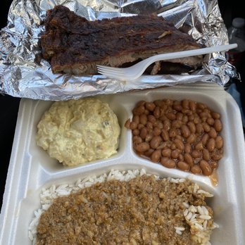 True BBQ - Spare Ribs, potato salad, and baked beans! - Barbeque Near Me - West Columbia, South Carolina True BBQ - Spare Ribs, potato salad, and baked beans! - Barbeque Near Me - West Columbia, South Carolina