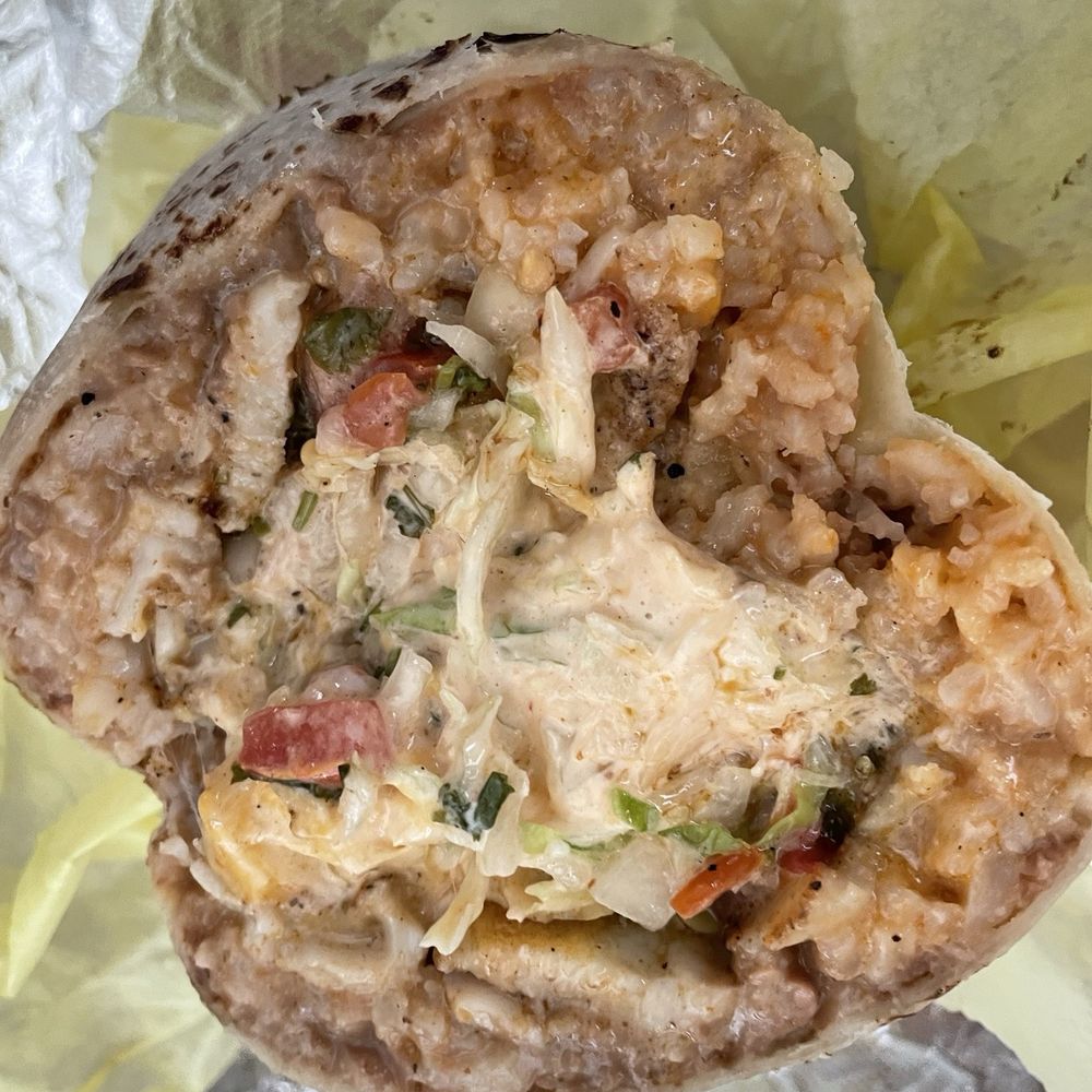 Blackened fish burrito Blackened fish burrito