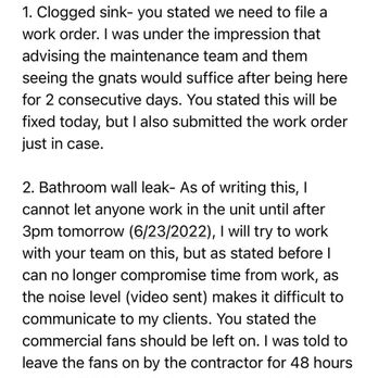Broadstone Archive - This is email sent day 6, they had commercial fans in my unit all night. They called me a liar about leaving them on - Apartments Near Me - Santa Ana, California