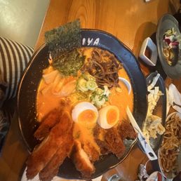 Thai Curry Fried Chicken Ramen