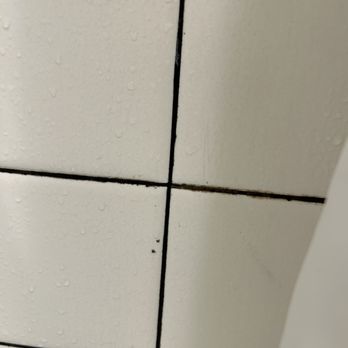 Kings Inn San Diego - Black paint covering white grout. - San Diego, CA
