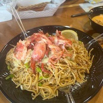 The Lobster Cage - Lobster pasta - Seafood Near Me - Pensacola, Florida The Lobster Cage - Lobster pasta - Seafood Near Me - Pensacola, Florida
