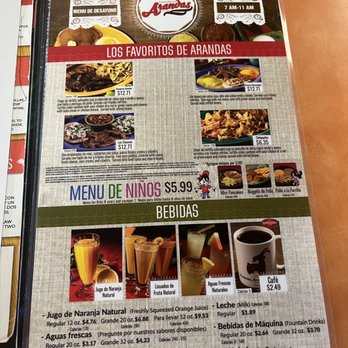 Taquerias Arandas - Menu - Mexican Near Me - Houston, Texas Taquerias Arandas - Menu - Mexican Near Me - Houston, Texas