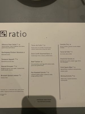 Menu photo 5 Ratio Columbia, SC Menu photo 5 Ratio Columbia, SC