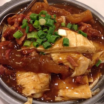Mini Garden Orient Cuisine - Beef tendon and bean curd casserole - Cantonese Near Me - Honolulu, Hawaii