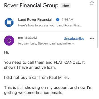Land Rover Parsippany - There's an active loan on my account for a car I did not purchase! - Car Dealers Near Me - Parsippany, New Jersey Land Rover Parsippany - There's an active loan on my account for a car I did not purchase! - Car Dealers Near Me - Parsippany, New Jersey